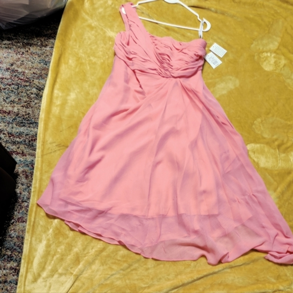 size 16 NWT $139 David's Bridal Coralreef Sleeveless Sweetheart Sundress